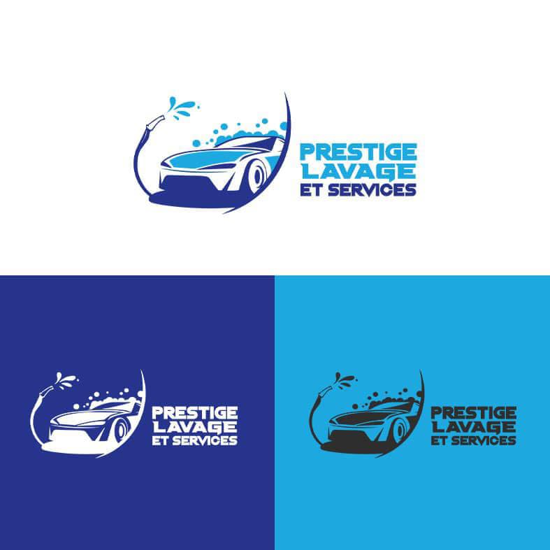 image réalisation de TwoF Technologies Prestige Lavage et Service Logo